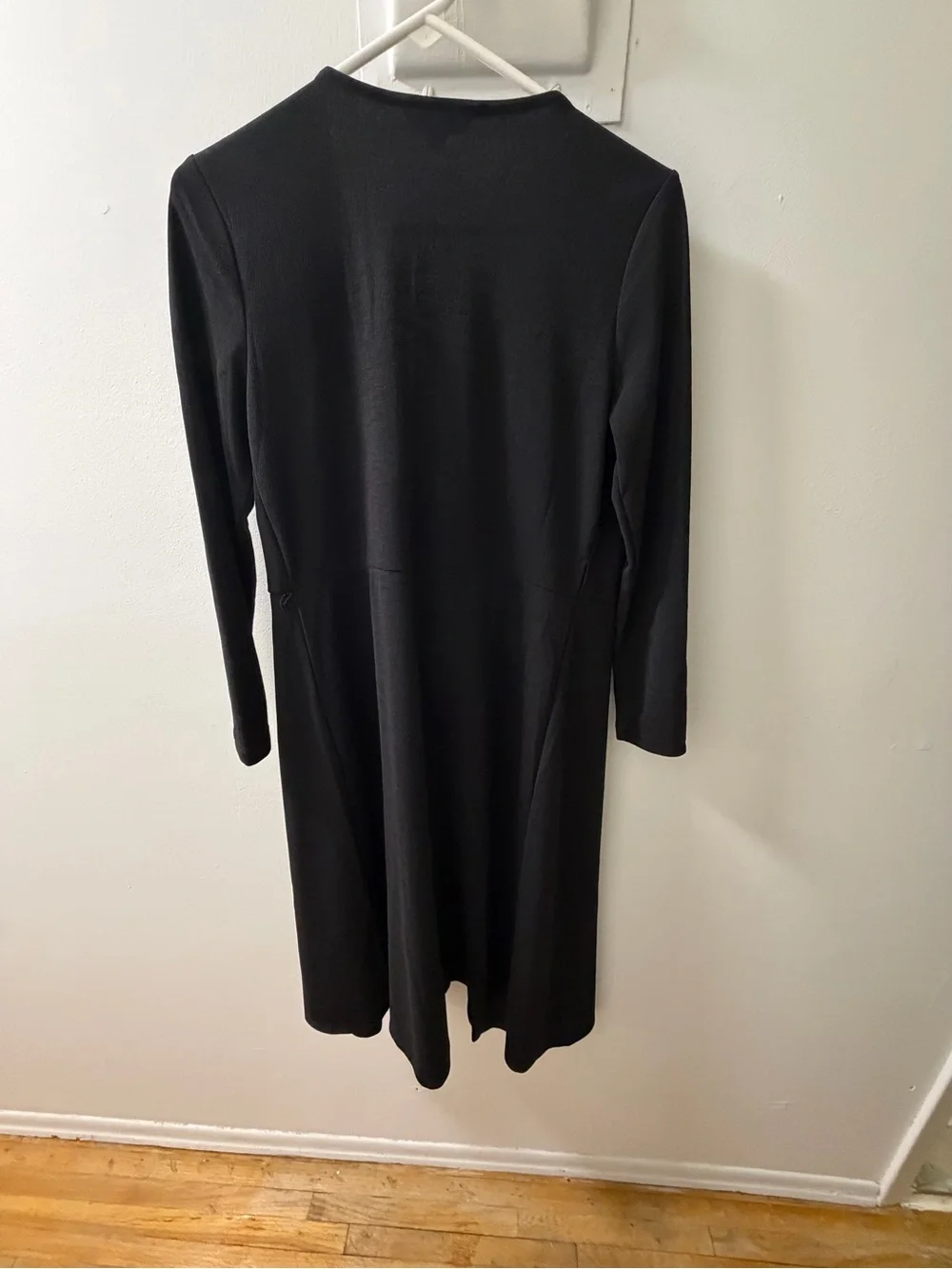 Banana Republic Black Tie Front Robe Cardigan Petite Medium - Picture 4 of 4